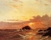 Off Newport, Rhode Island - 弗朗西斯·奥古斯塔斯·席尔瓦